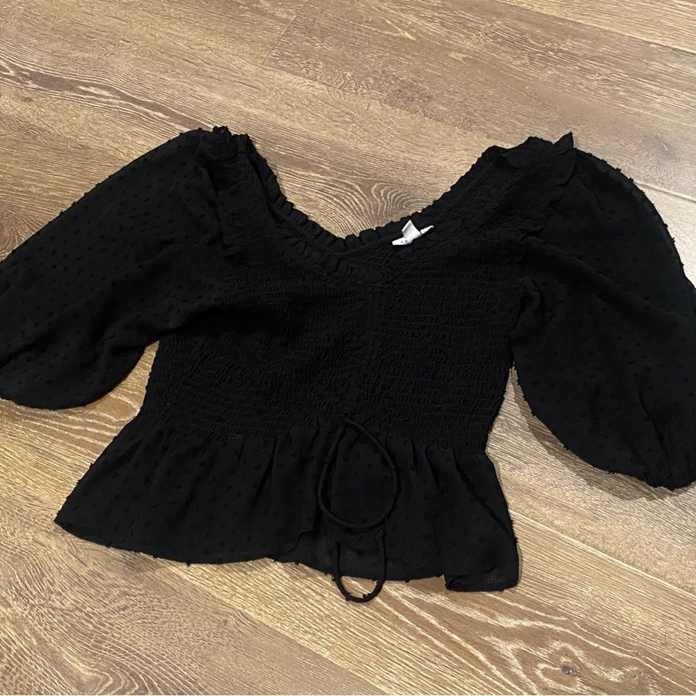 Topshop Semi-Sheer Blouse